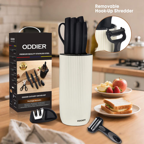 ODDIER 8-inch slicing knife for even cuts on vegetables and meat