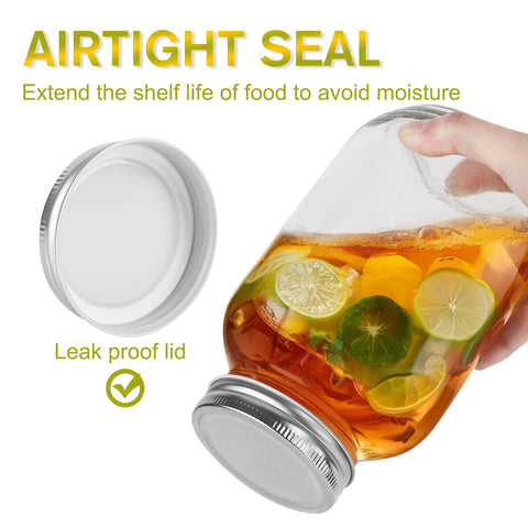 ODDMUCK wide-mouth jar for easy filling and cleaning.
