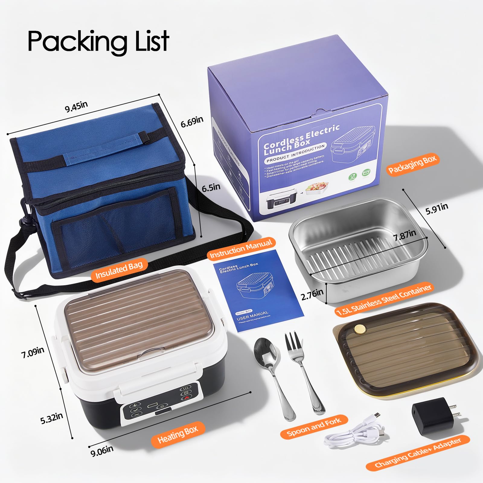 Odopok insulated bag supports carry and keeps meals warm during travel.