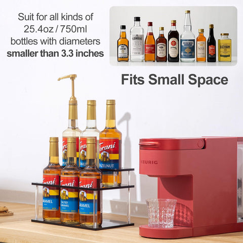 ODPEOZT syrup rack easy to clean with warm soapy water.