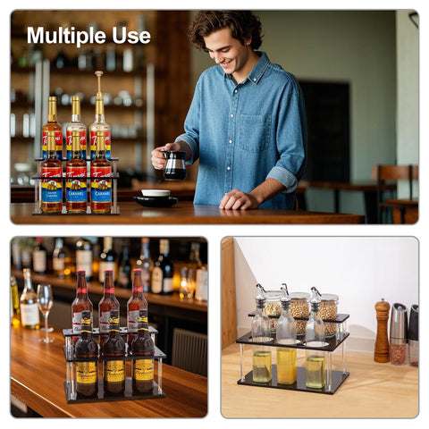 ODPEOZT syrup rack is easy to lift and reposition.