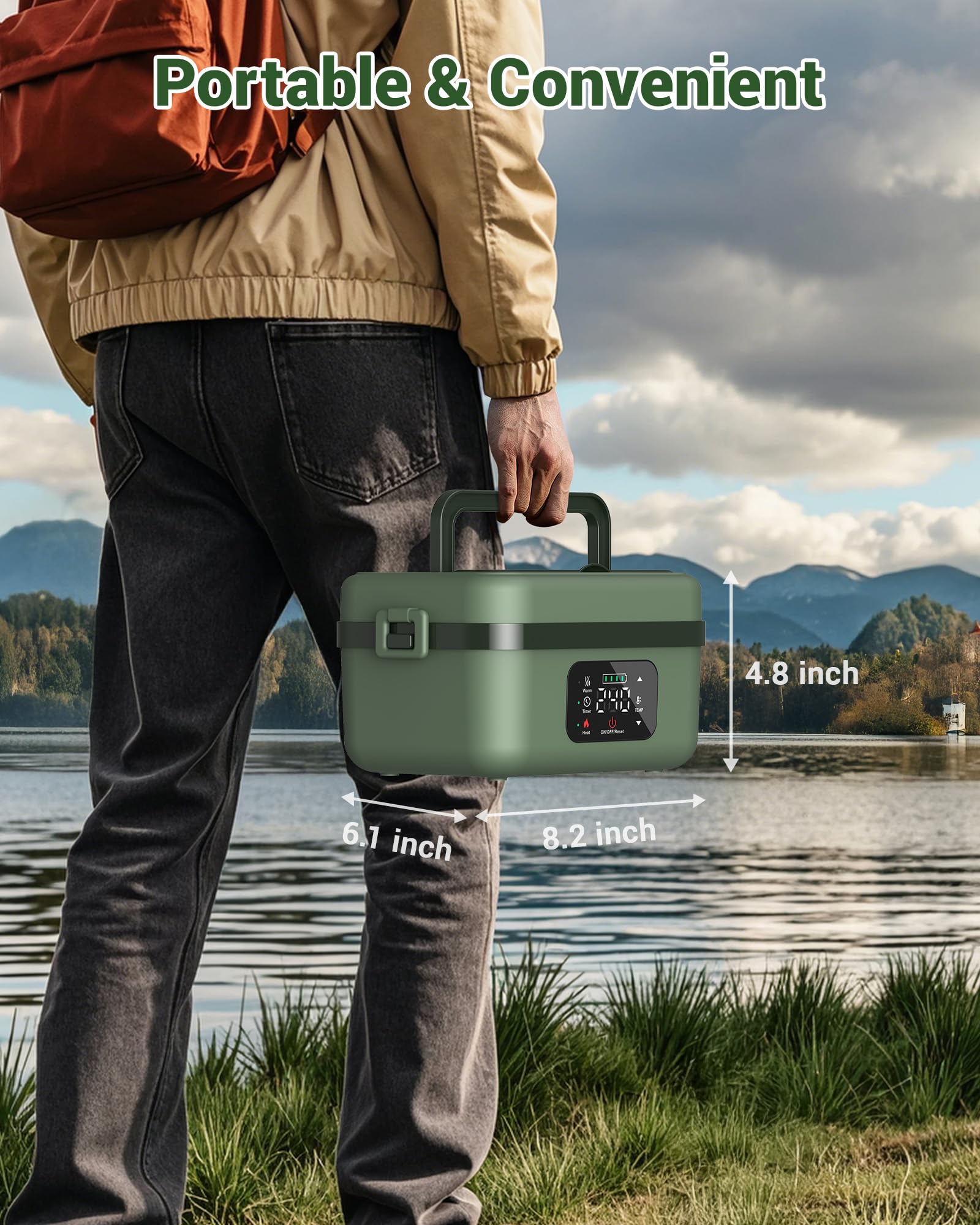 ODSD insulated bag keeps meals warm during travel
