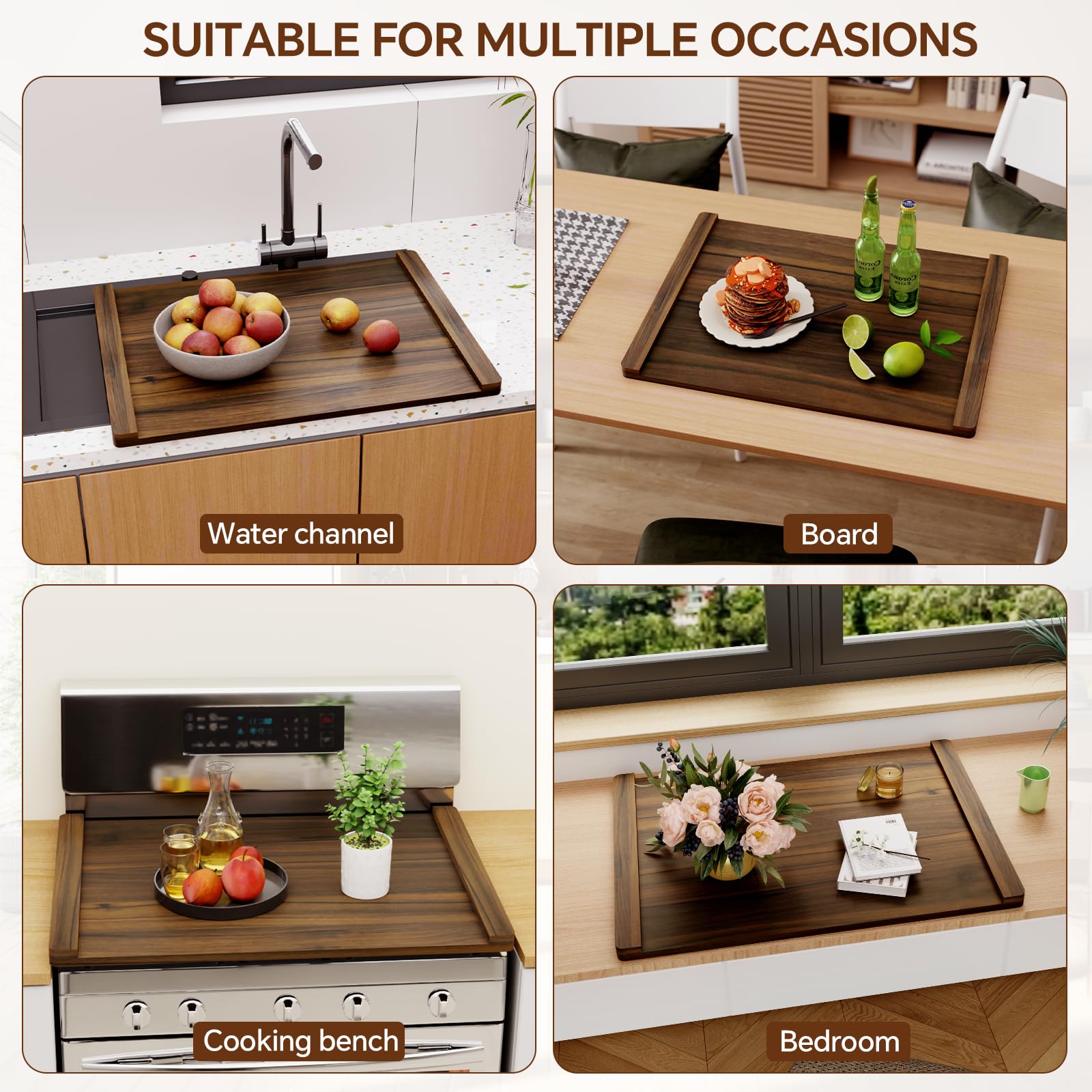 Oenalw stove cover 30x22-inch fits standard ranges.