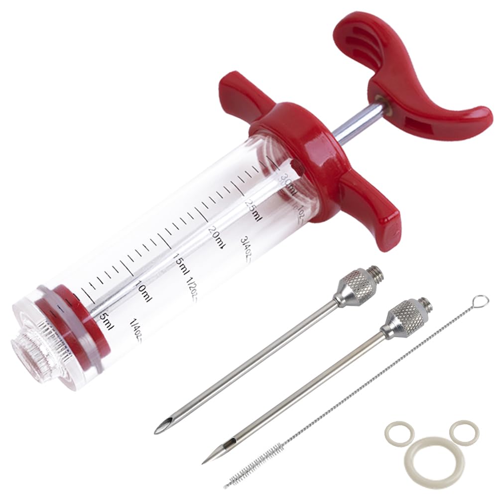 Ofargo plastic marinade injector syringe ready for quick, even flavor infusion in the kitchen.