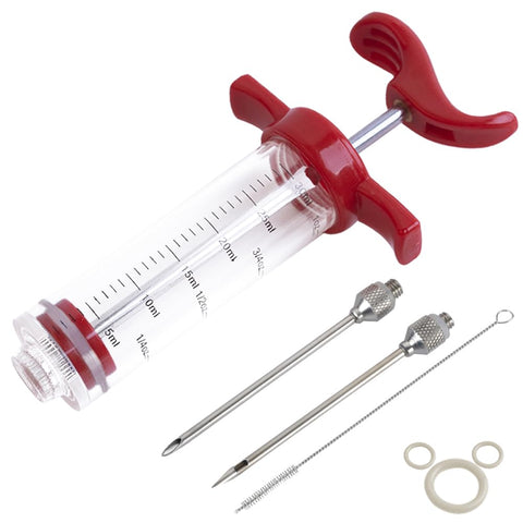 Ofargo plastic marinade injector syringe ready for quick, even flavor infusion in the kitchen.