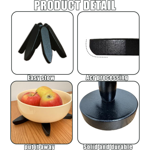 OFCTE multi-use trivet on counter fits cups and bowls