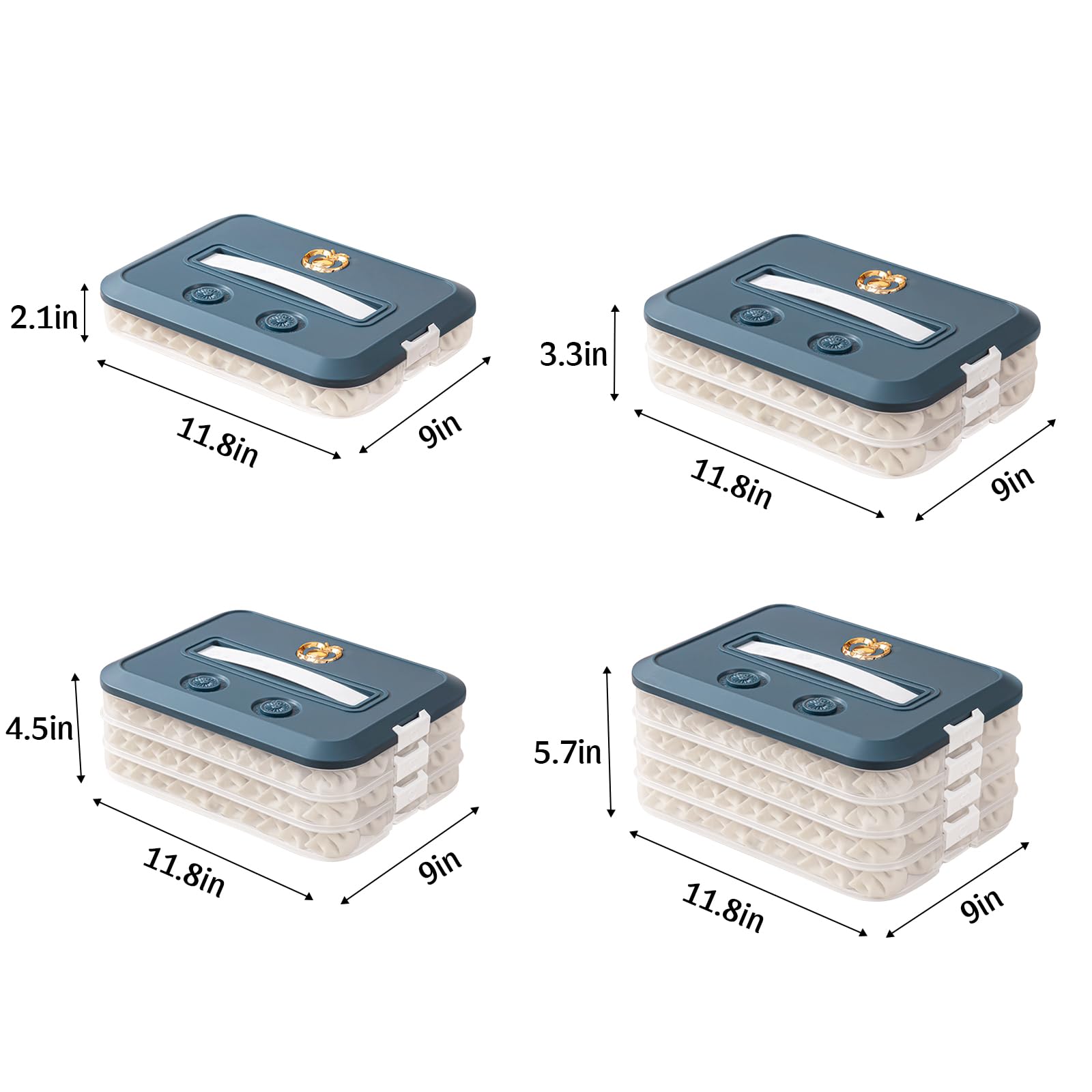 OFFKITSLY transparent PP material for easy content identification