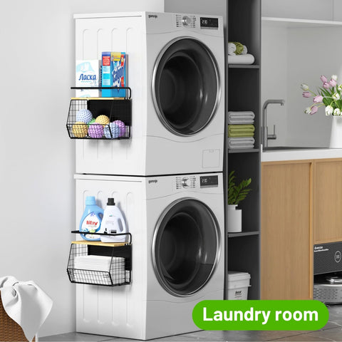 Ofiray-home magnetic shelf supports up to 15kg securely on metal surfaces.