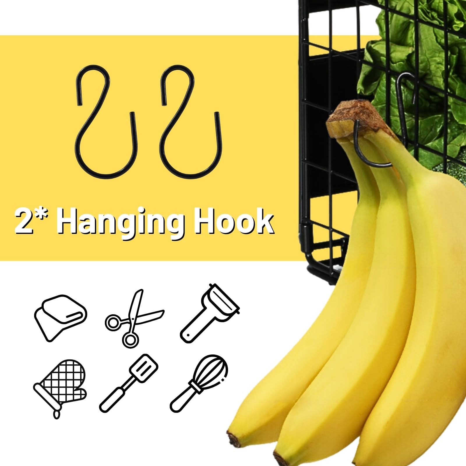 Ofiray-home magnetic shelf grips securely to metal surfaces with a strong magnet.