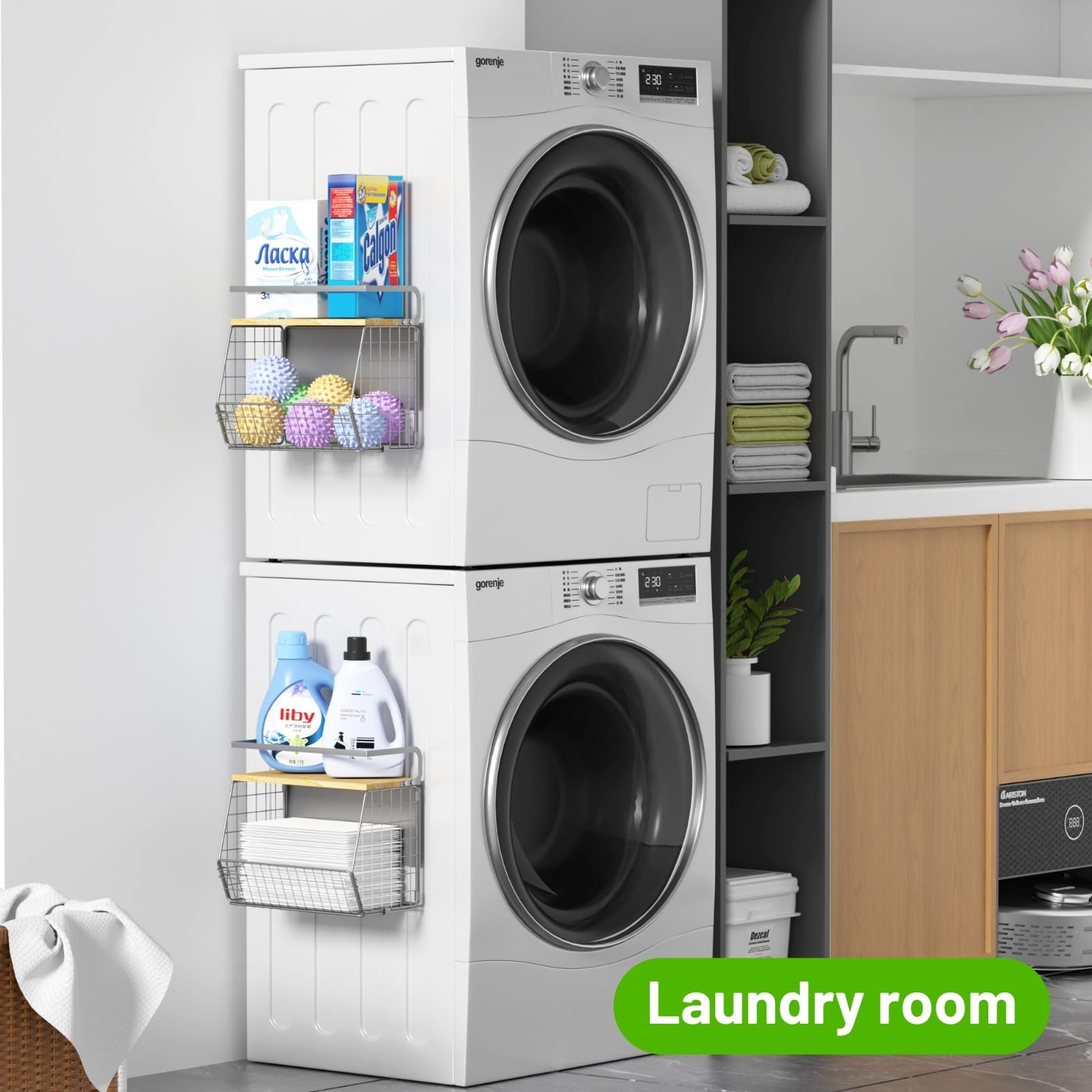 Ofiray-home magnetic spice rack stays visible and easy to grab.