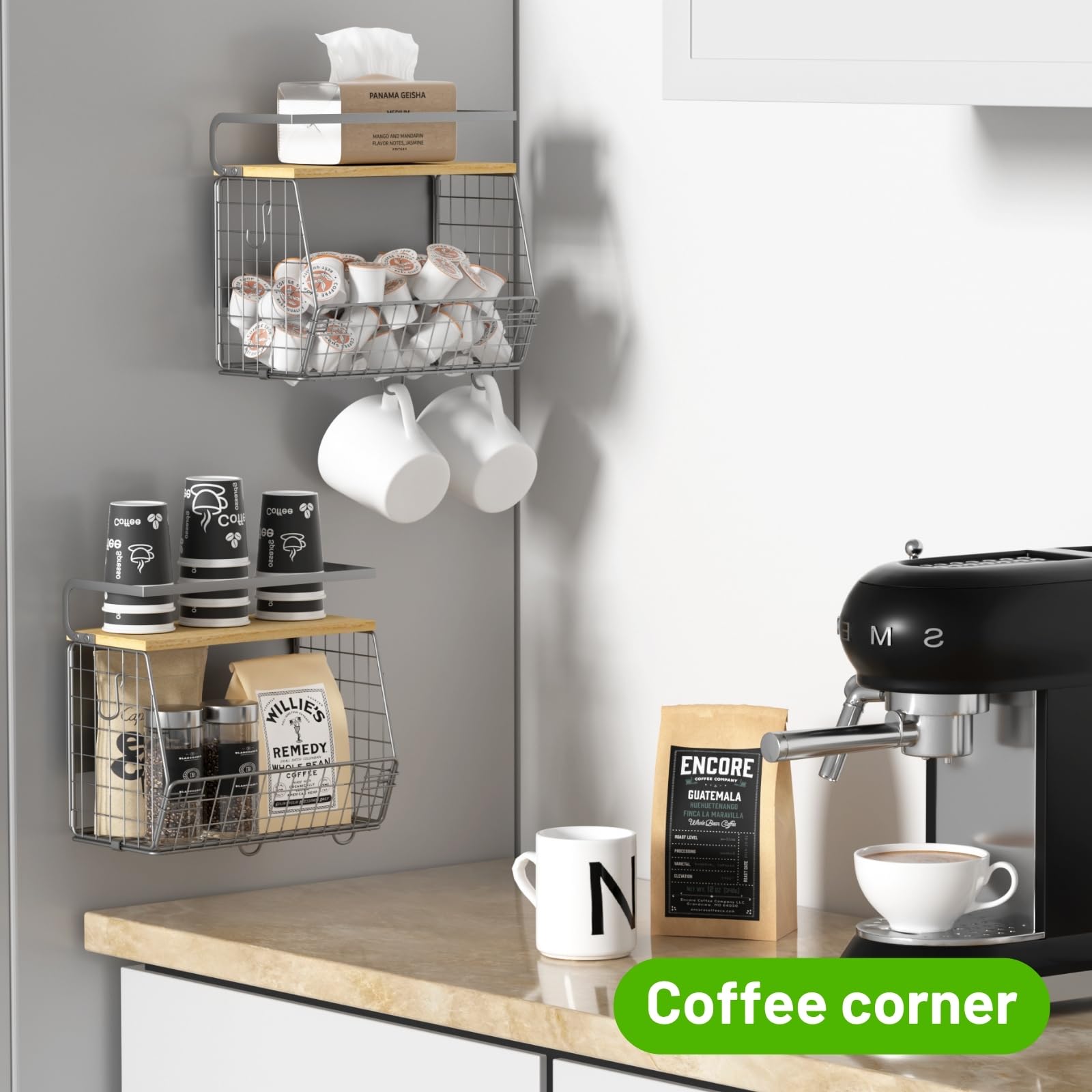 Ofiray-home pantry organizer magnetic keeps shelves tidy and accessible.
