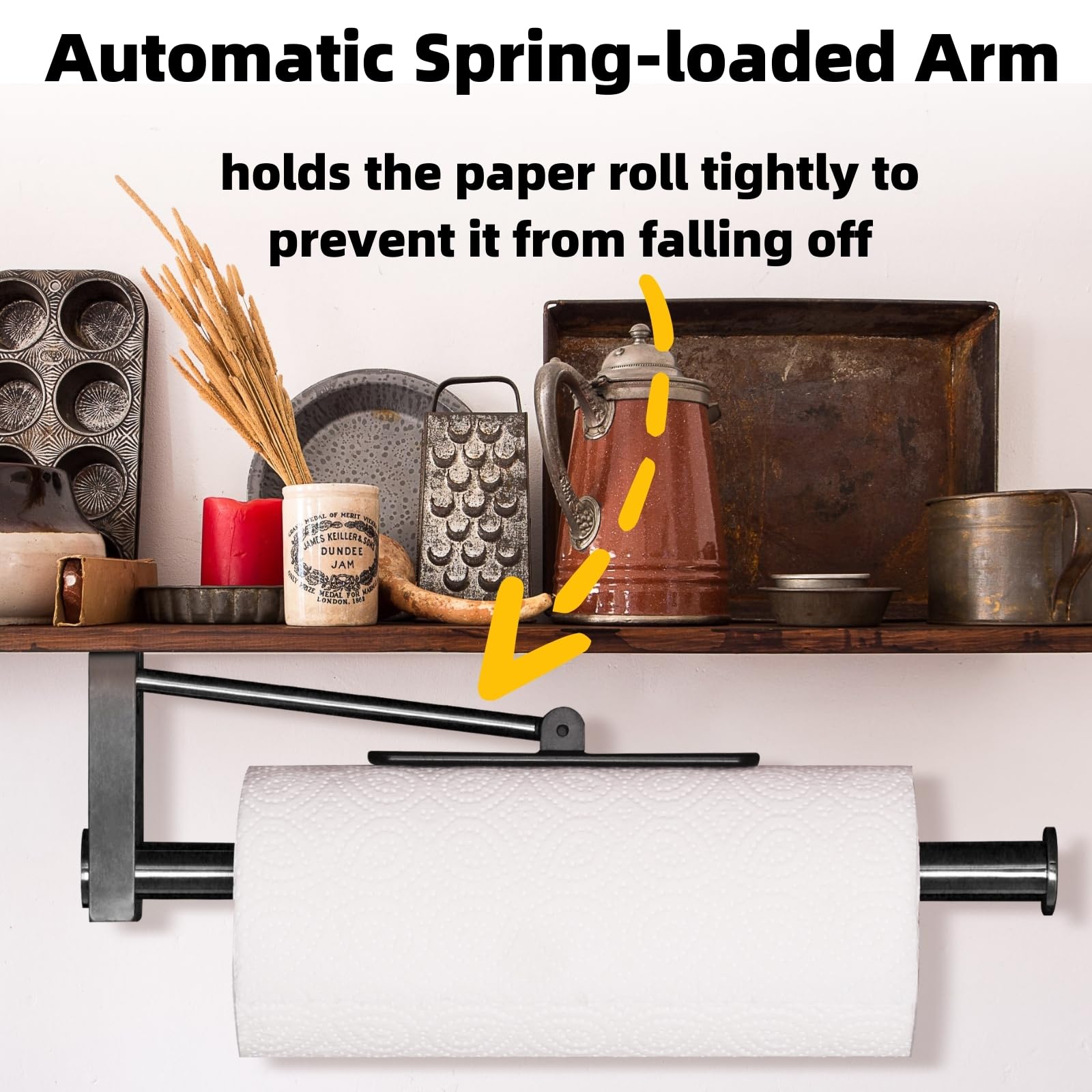 Ofiray-home wall-mount installation saves counter space and adds sleek style.
