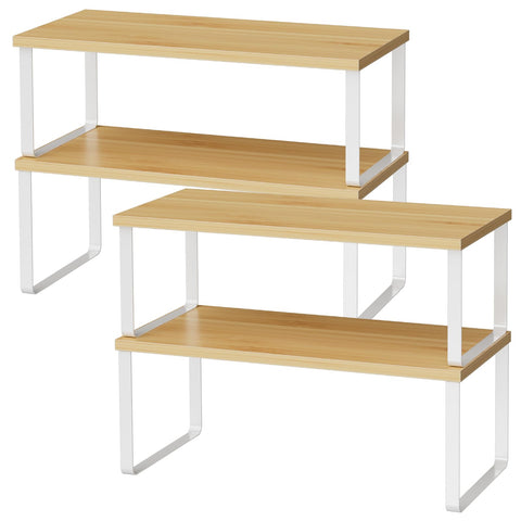 OGEMXU cabinet shelf extended 15.7 inches for extra cabinet storage space.