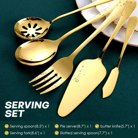 OGORI gold tea spoons; compact size ideal for everyday use.