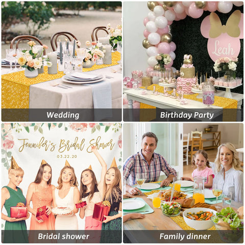 OGORI table runner care shot, gentle cleaning preserves shine and reusability