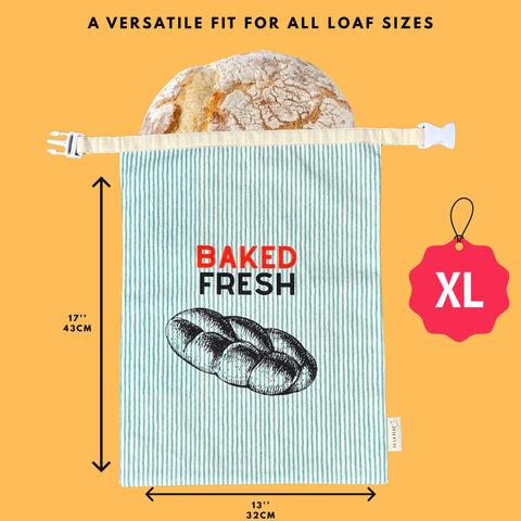 OH LA PEAR bread bags with pattern preserve bread flavor during storage