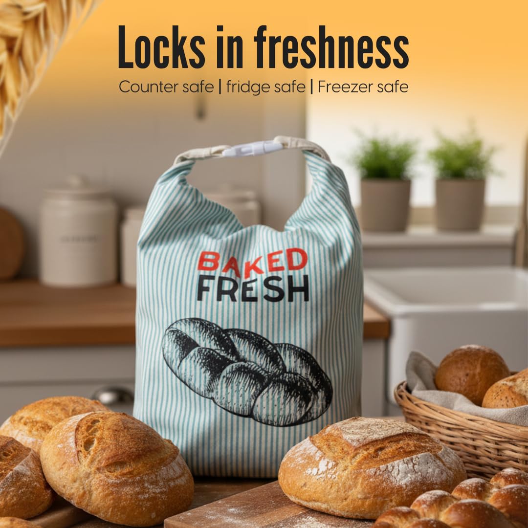 OH LA PEAR sourdough storage setup keeps starter organized and accessible