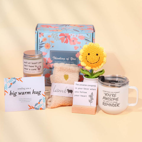 OHATOS Get Well Basket candle adds a soft fragrance to calm recovery spaces