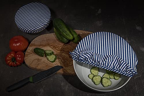 OhBerry small 6-to-9 inch cover secures bowls for snacks and leftovers.