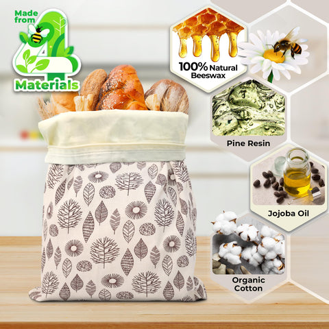 OHIYO bread bags 12-inch loaf fit for homemade loaves