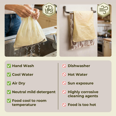 OHIYO bread bags stored in fridge or freezer extend freshness