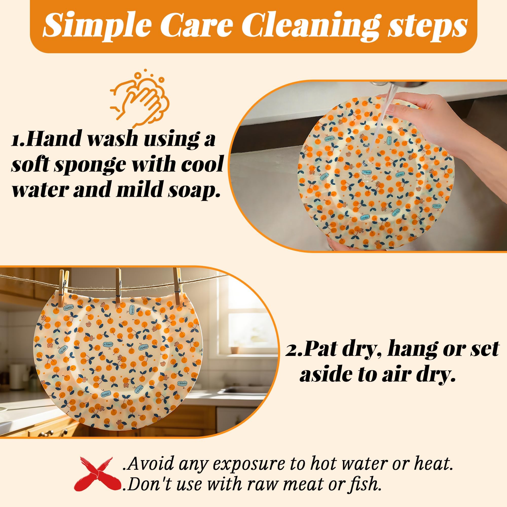 OHIYO easy cleanup with cool water after use and air-drying.