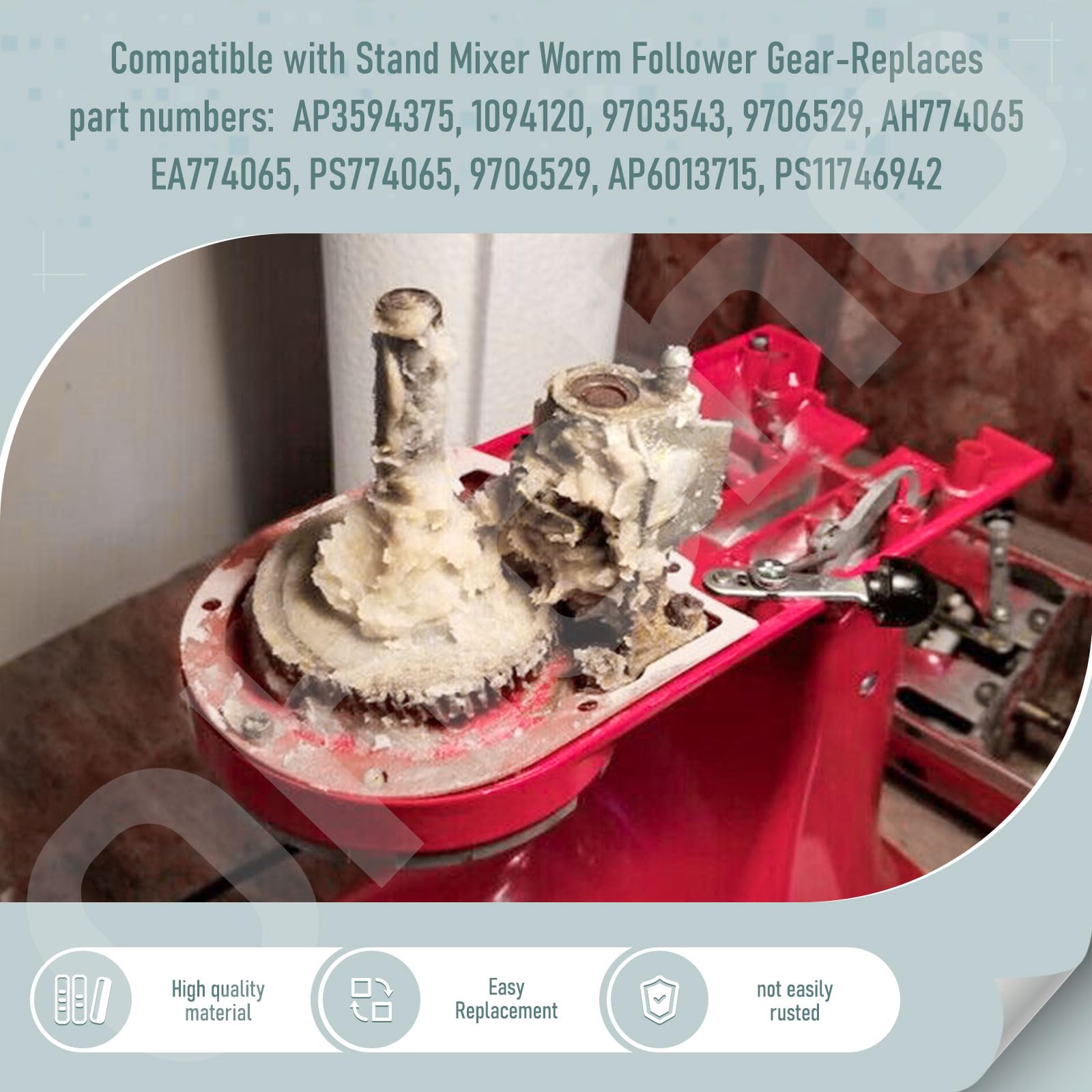 Durable replacement parts to extend mixer life