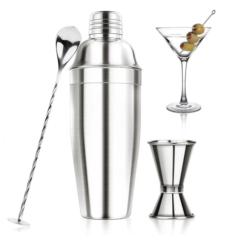 Ohtomber 24oz cocktail shaker with cap for secure, leak-free mixing