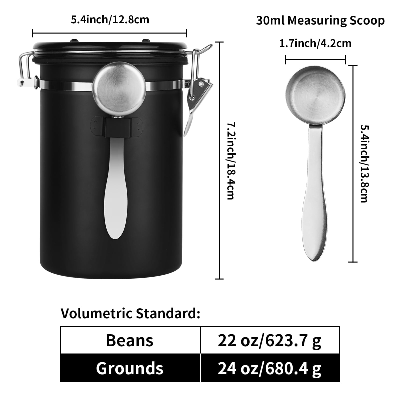 Ohtomber canister date tracker helps track roast date.
