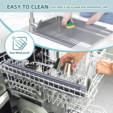 Ohuhu rack is dishwasher safe for easy cleaning.