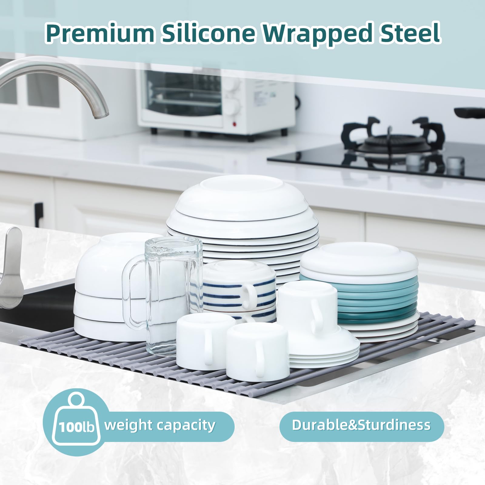 Ohuhu dishwasher-safe surface; easy to wipe clean.