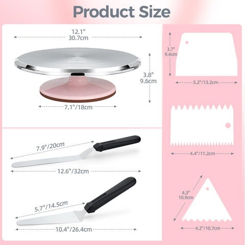 Ohuhu two-way rotating stand for left or right handed decorating