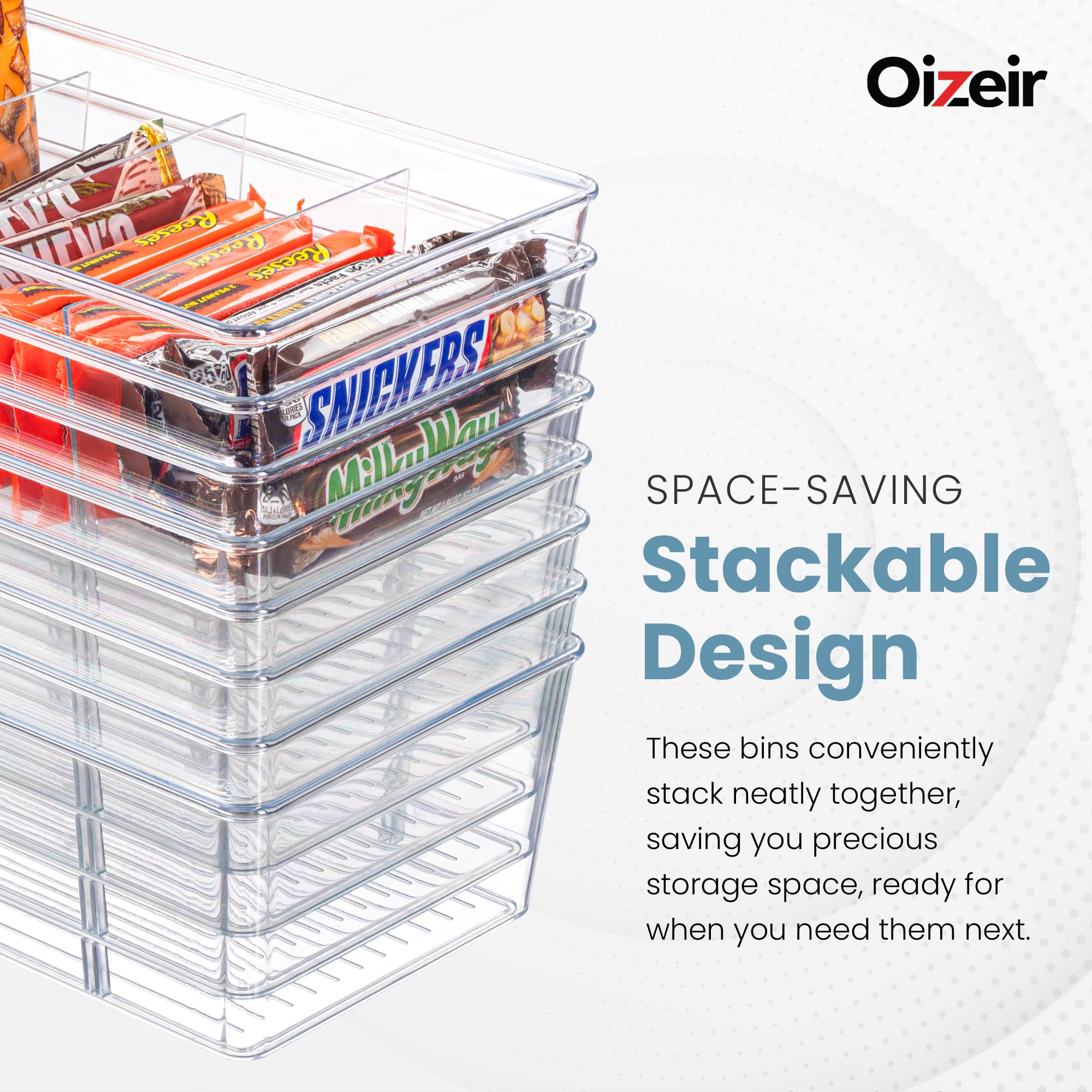 Oizeir transparent acrylic design blends with any kitchen decor and style.