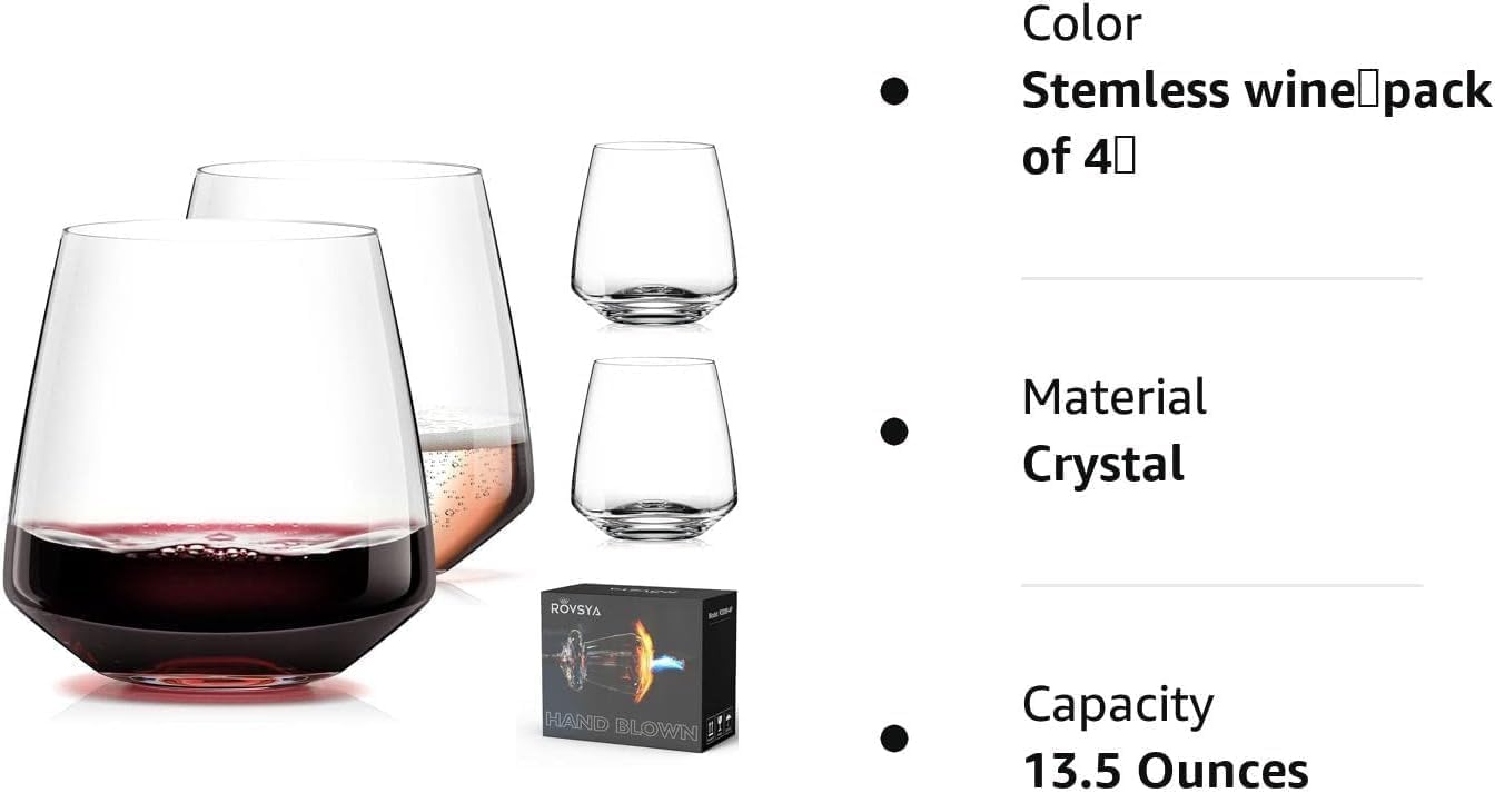 OJA stemless-wine-glasses gift-box detail signals premium packaging