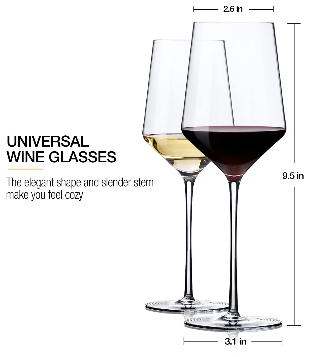OJA gift-box packaging for wine glass set, ready for gifting.