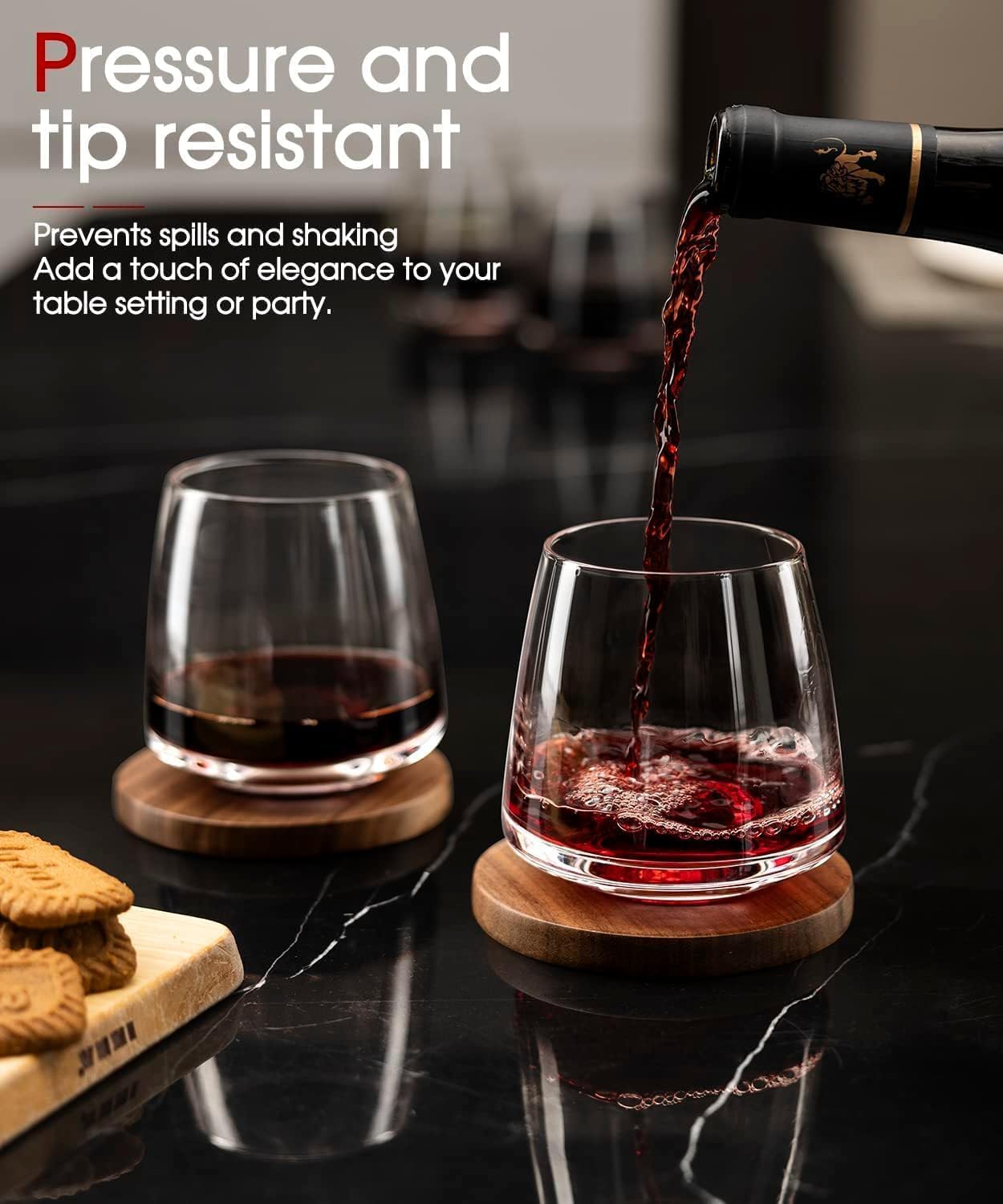 OJA wine glasses gift box communicates premium presentation for gifting