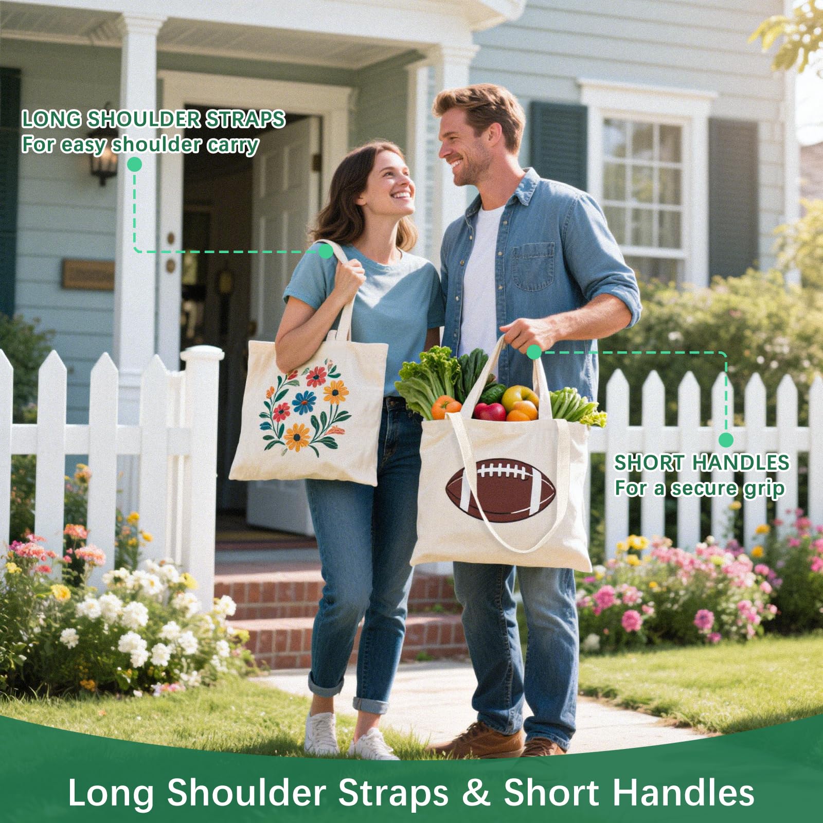 OKBA machine washable canvas for easy care.