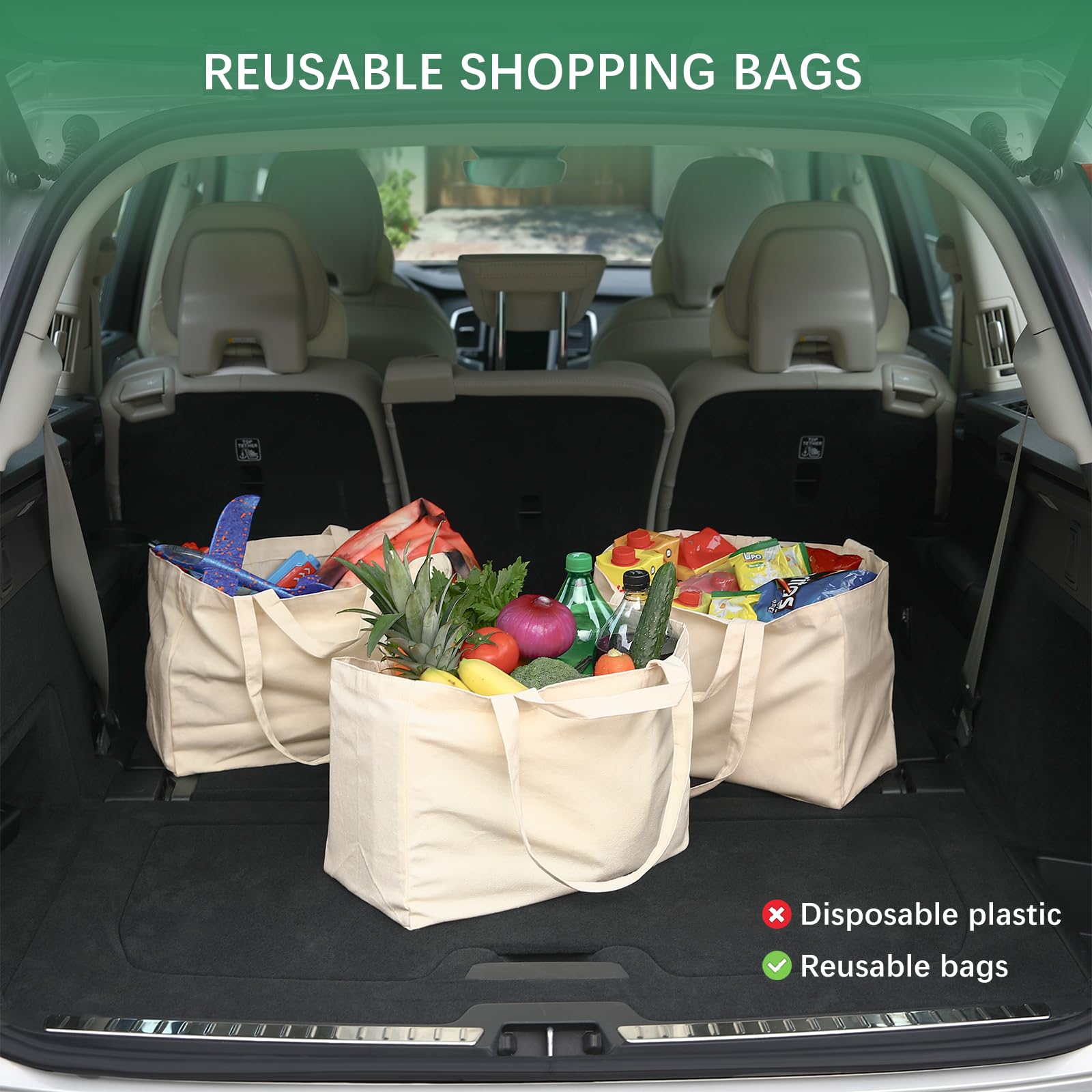 OKBA versatile bags for travel, shopping, and beaches.