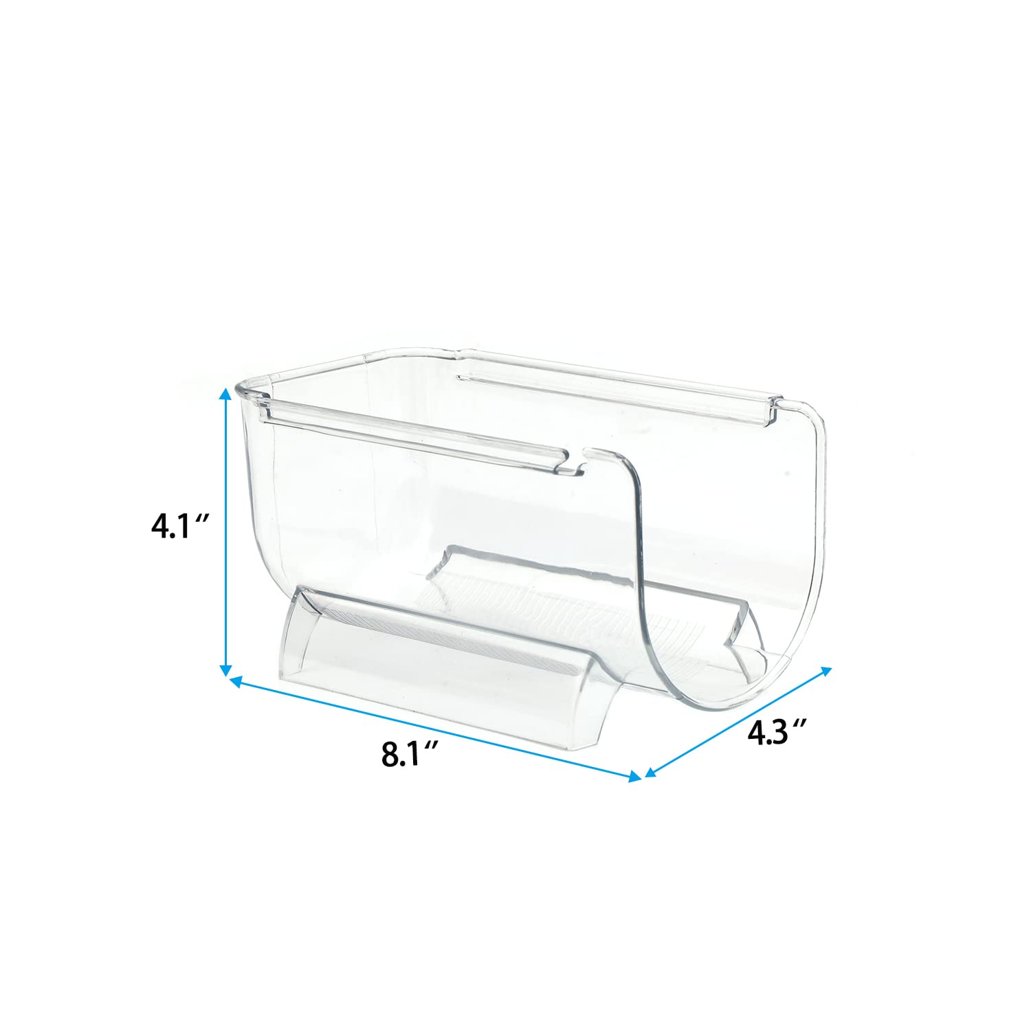 OKITCHEN bottle organizer slot showing vertical stacking in tight spaces.