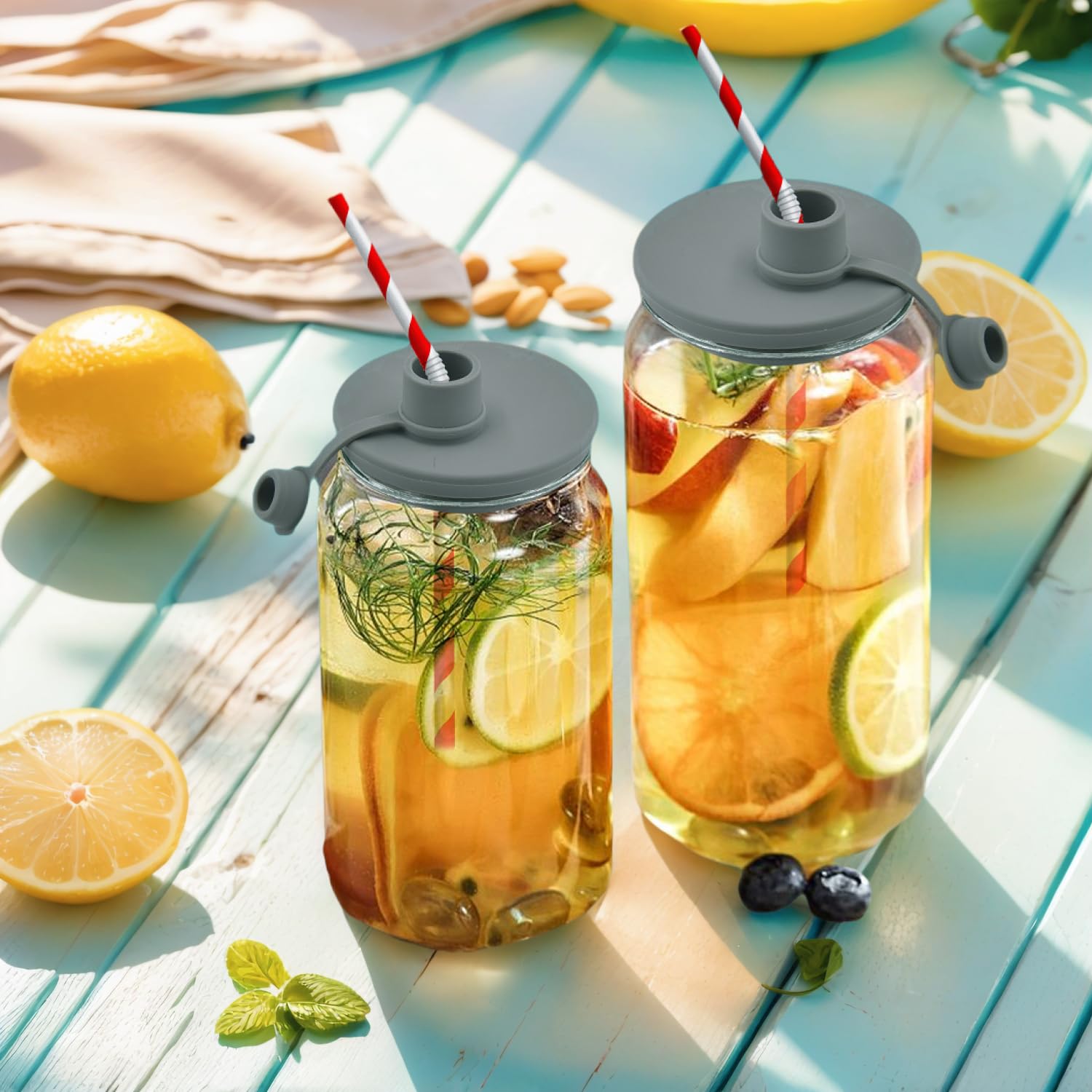 OKLGO wide-mouth jar lid fits standard jars securely