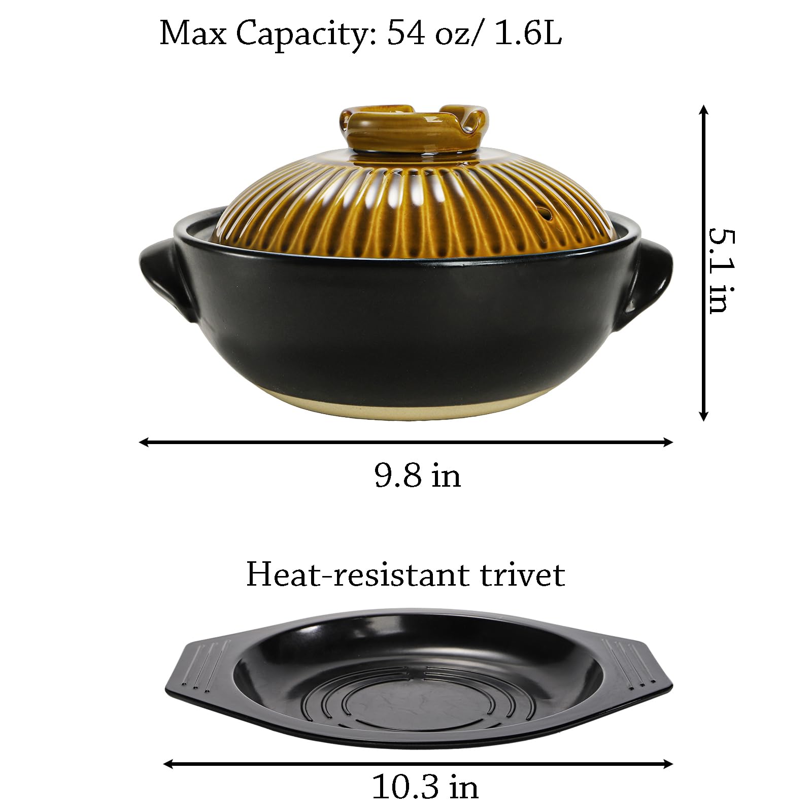 Okllen ceramic pot for cooking highlights heat retention, helping flavors stay vibrant at the table.