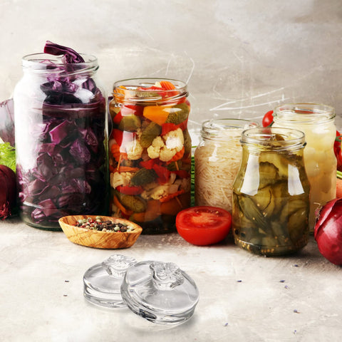 Okllen 2.75 inch diameter weight for submerging produce in jars