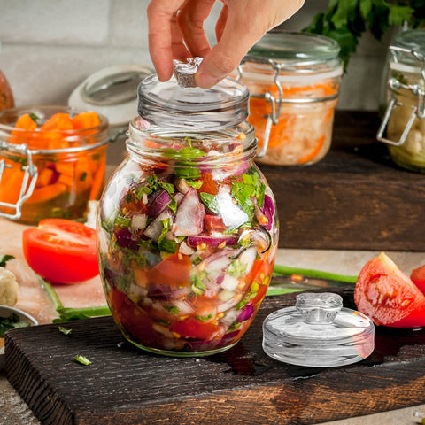 Okllen dishwasher-safe fermentation weights simplify cleaning after use