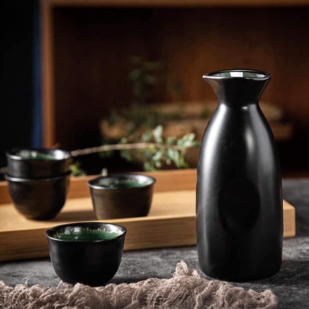 Old Craftsmen Sake Set Dishwasher safe easy care maintenance.