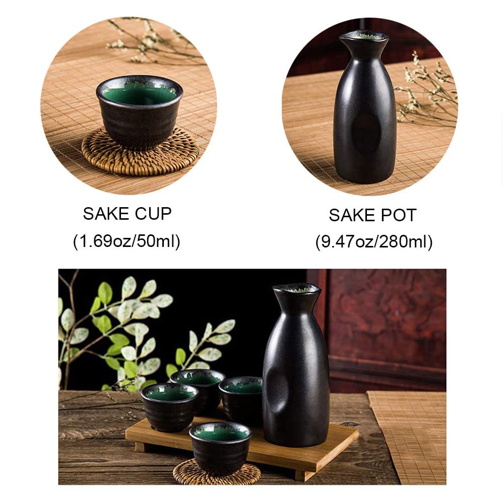 Old Craftsmen Sake Set Gift Box ready for gifting.