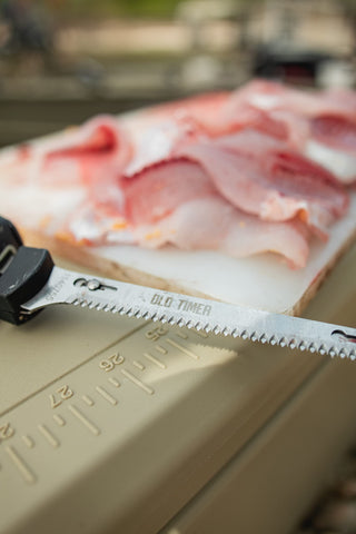 Old Timer carry case keeps your cordless fillet knife organized for trips.
