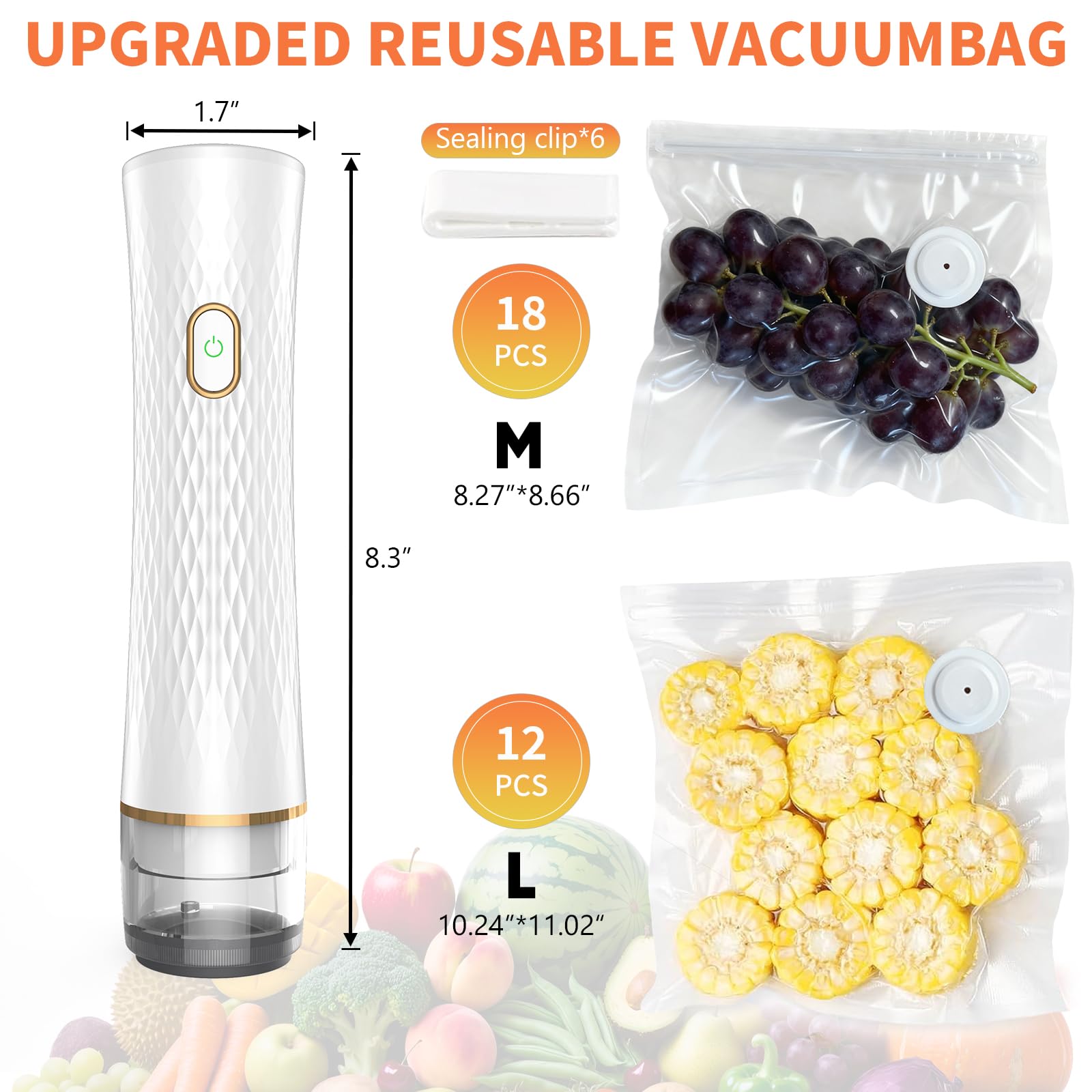 Olecha Vacuum Sealer waterproof body supports safe use in humidity
