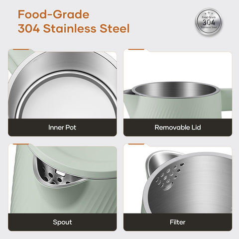 OLEGA detachable lid eases cleaning and daily maintenance.