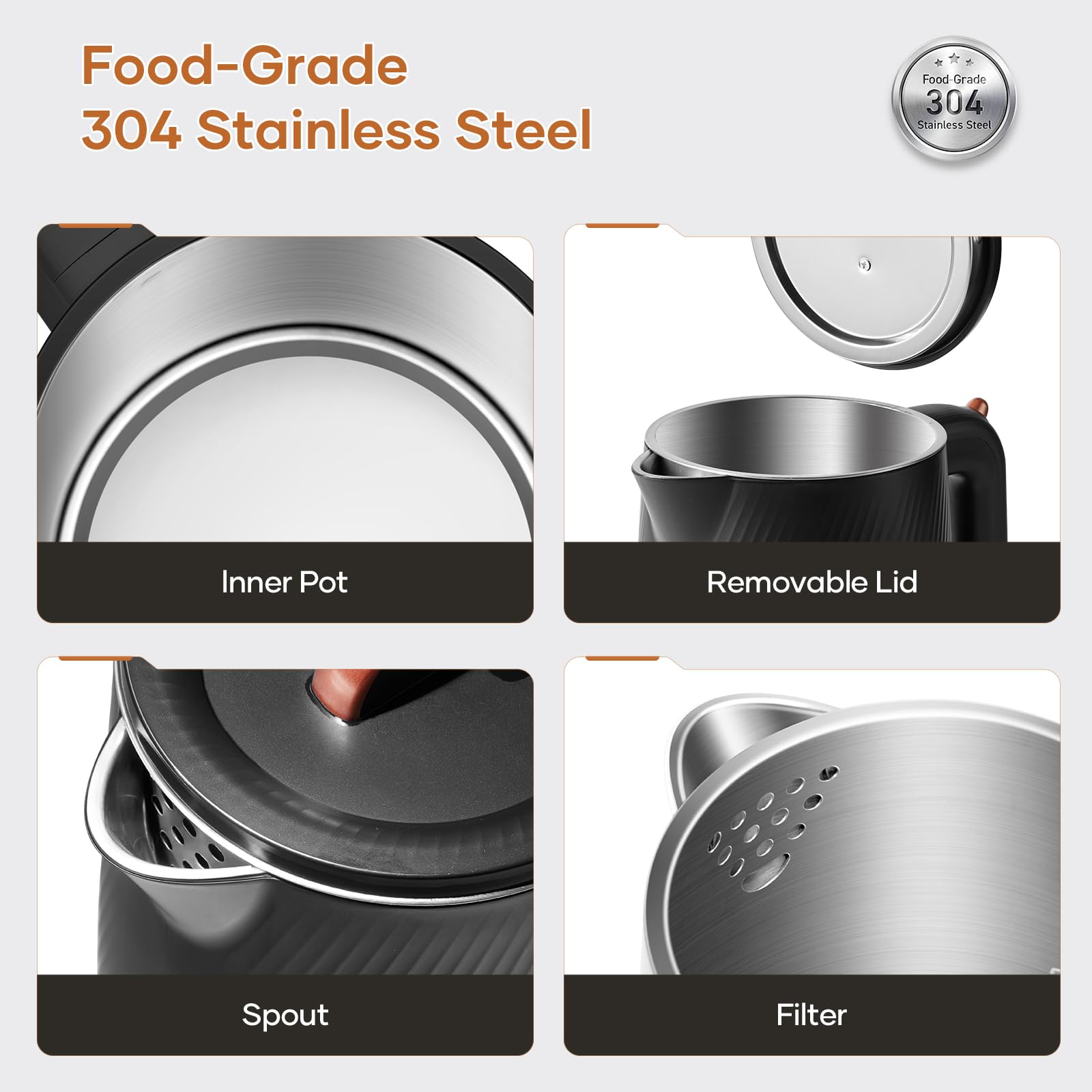 OLEGA sleek, modern design complements any kitchen counter