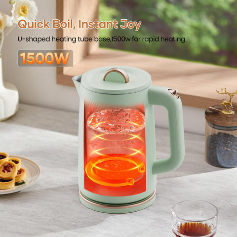 OLEGA stainless steel interior keeps water tasting clean and fresh.
